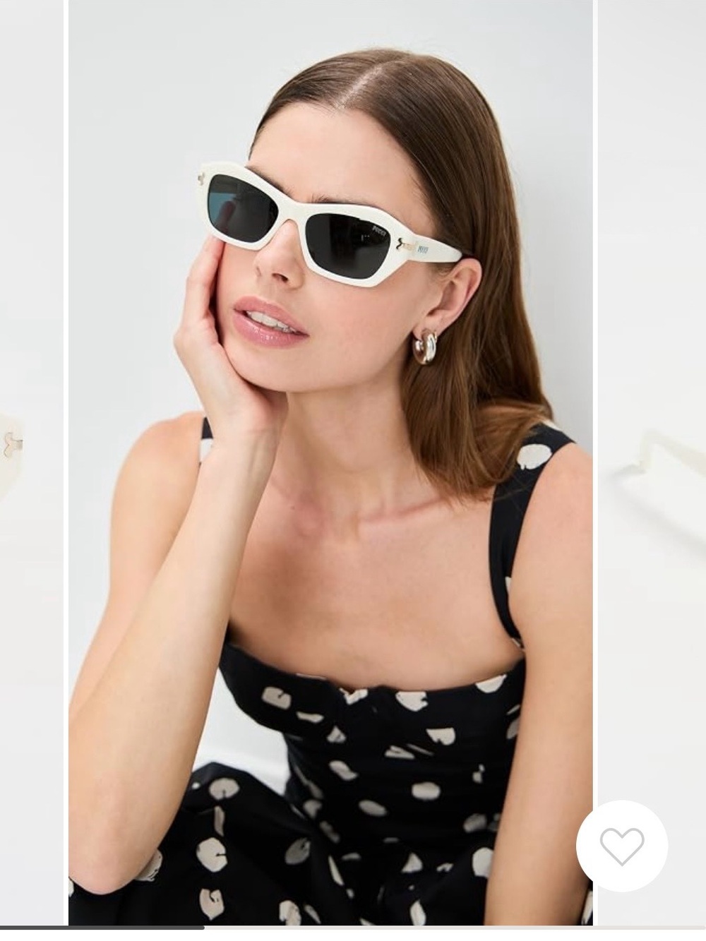 Pucci White frame Sunglasses - Women's Fashion Accessory